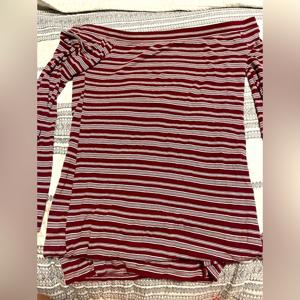 ✨ striped, off the shoulder dress ✨
